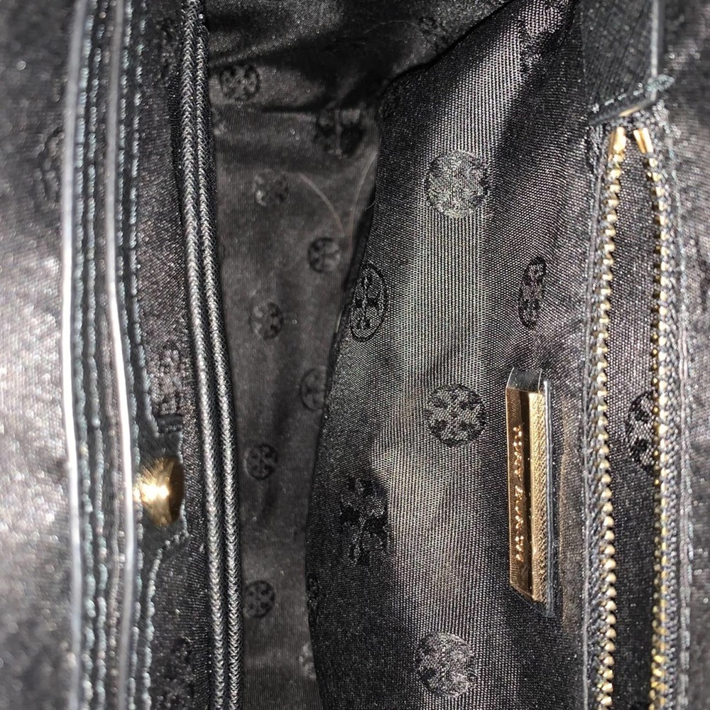 Tory Burch - Leather Black Emerson Backpack, EUC - Picture 9 of 12